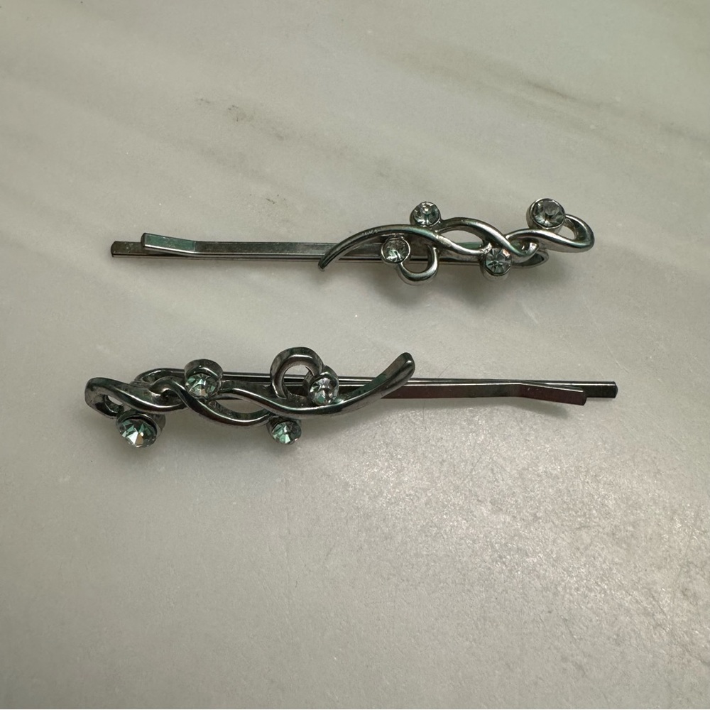 Hair Pins with Rhinestones - Free with Purchase